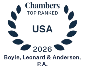 Chambers USA 2026 Top Ranked – Boyle, Leonard & Anderson, P.A.