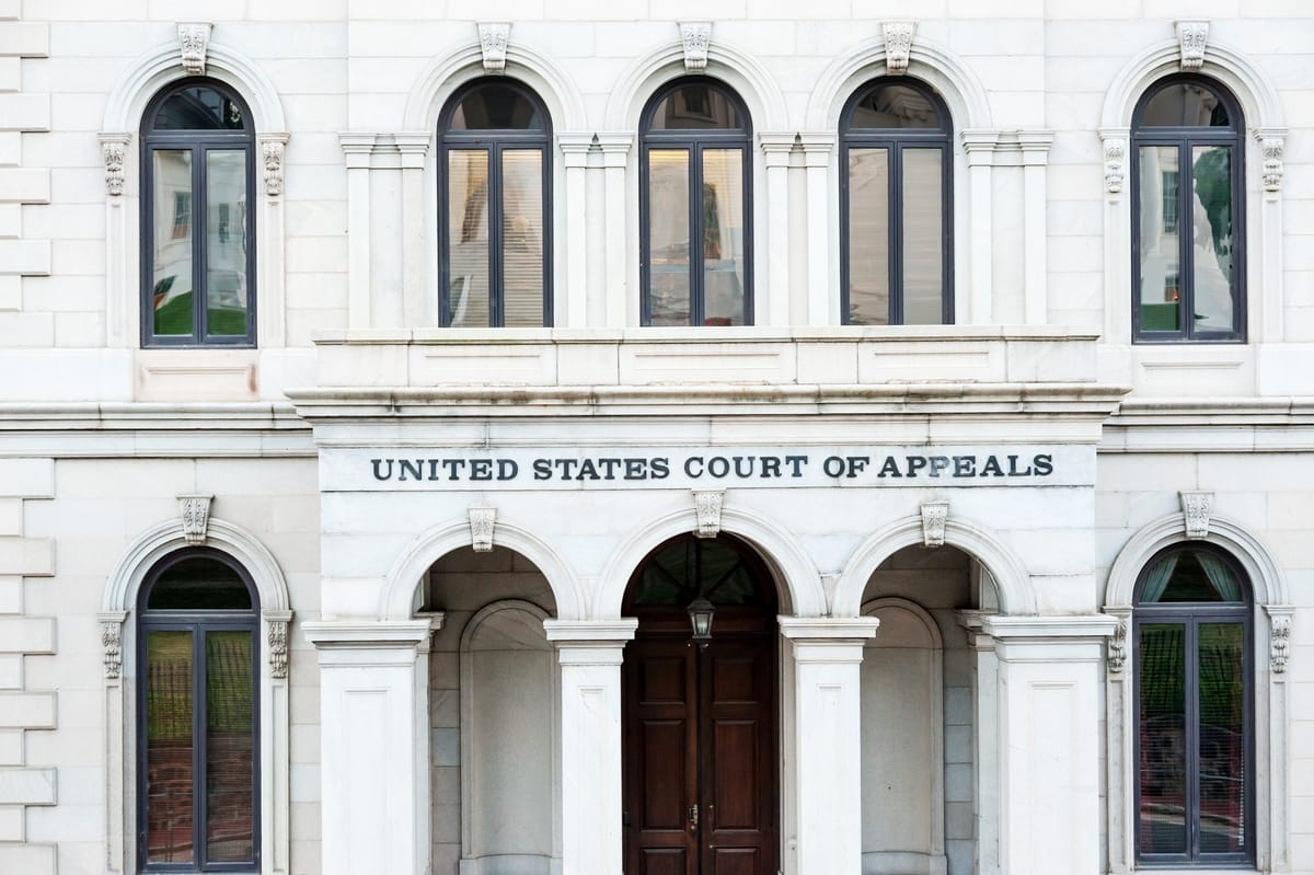 Exterior of a United States Court of Appeals building